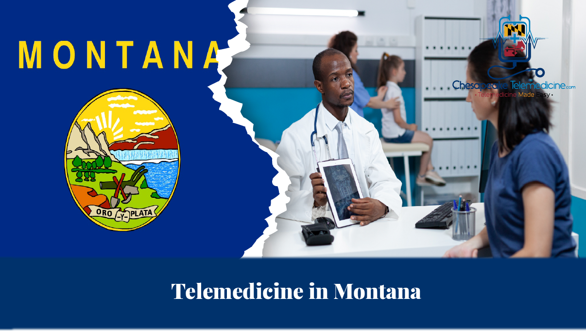 Image promoting Chesapeake Telemedicine's services for Montanans, highlighting convenient virtual healthcare.